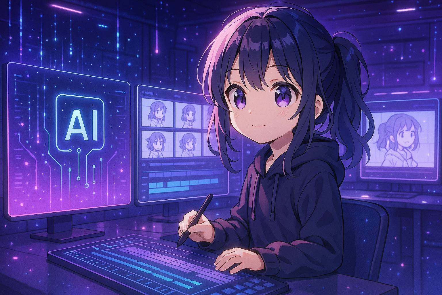 母狗AI动漫技术